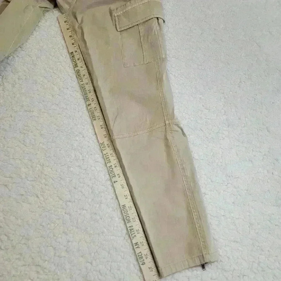 Orvis Cargo Pants Womens 8 Tan Khaki Chino Outdoor Hiking Camping Gorpcore - Picture 12 of 16